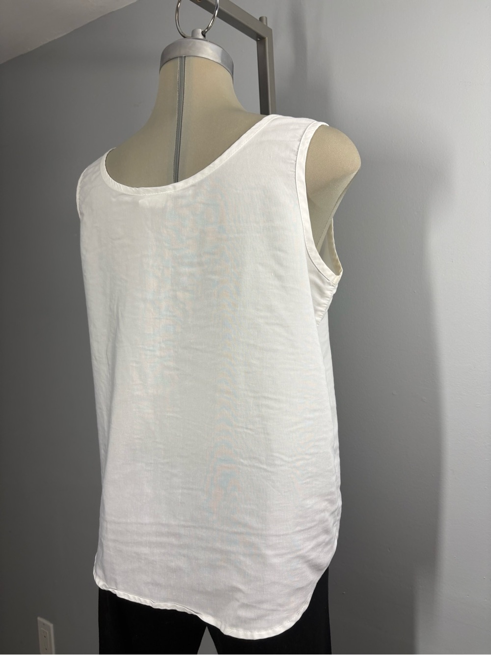 Dynamite White Ribbed Bustier-Style Tank - Picture 3 of 13